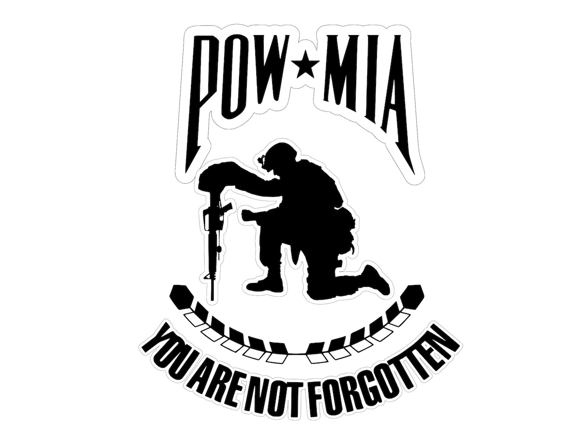 Pow Mia Svg Pow Mia Png Pow Flag Svg Mia Flag Svg Pow Etsy