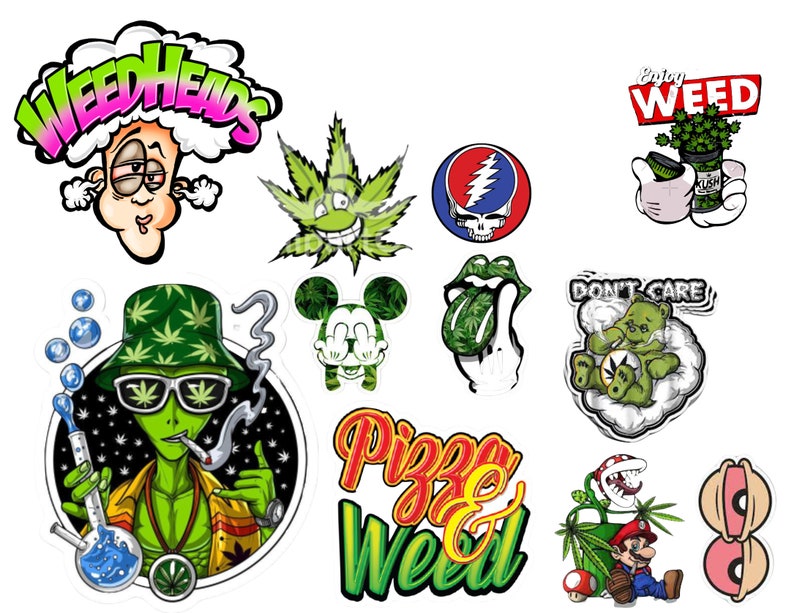 Marijuana Sublimation Print and Cut SVG Bundle Weed svg | Etsy