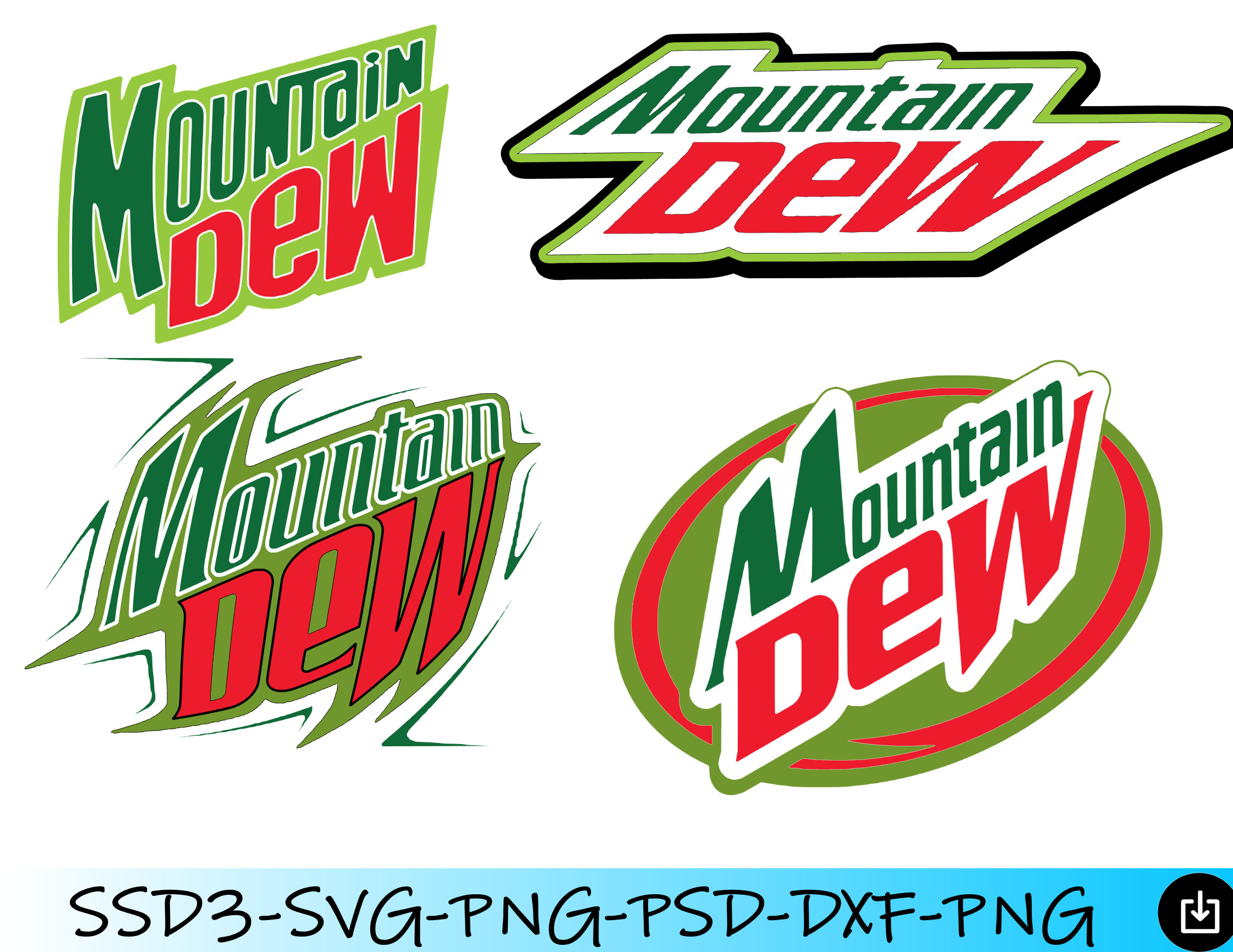 Free Free 297 Mountain Dew Can Svg SVG PNG EPS DXF File