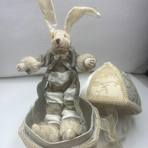Boyds Bear Bunny in Egg Ornament - H.C. Accents Plush Collectible