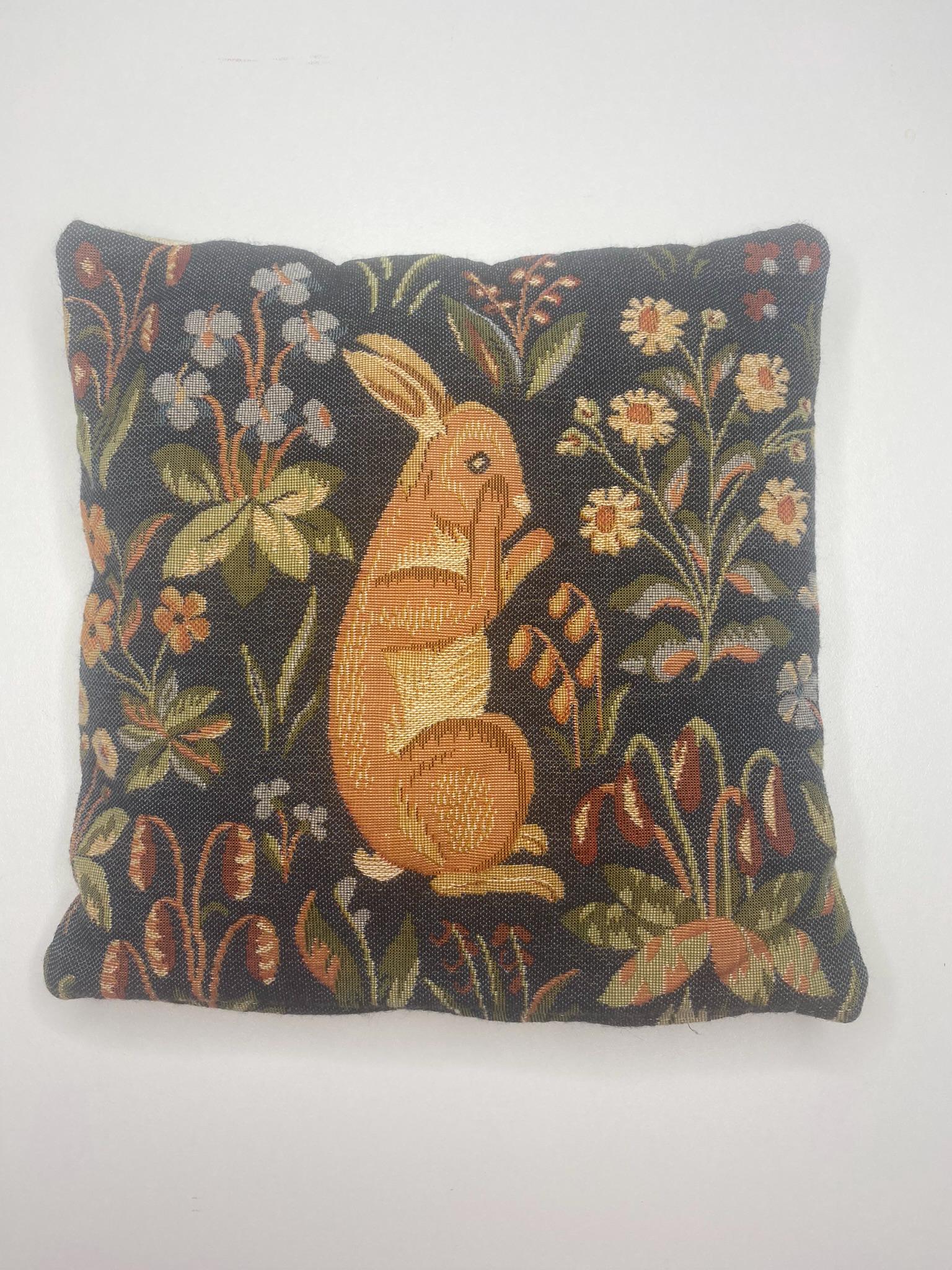 Goblys Tapestry Cushion Cover Fleur-de-lis 18X18 Made In France Bee