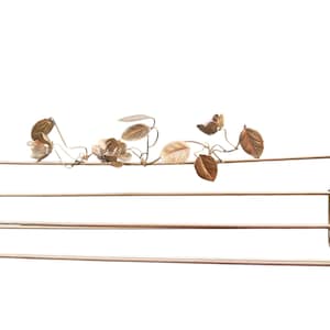 Vintage Gold French Rose Ribbon Display, Wall Ribbon Rack, Sitting Ribbon Display, Metal Ribbon Holder, Shop Display, Craft Room Decor