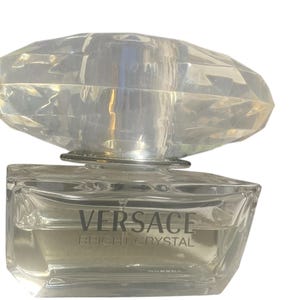 Vintage Versace Bright Crystal, Eau De Toilette, Made in Italy, Beautiful Perfume Bottle, Vintage Perfume, 50 ML, 1.7OZ, RARE FIND
