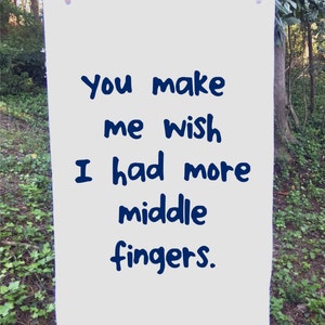 You make me wish...Flour Sack Towel