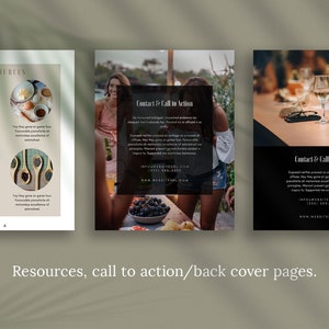 GATHERING Canva eBook Template for Bloggers and Course Creators for Designing Info Products and Lead Magnets. image 6