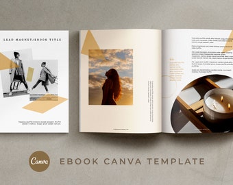 RUI - eBook Canva Template, or a Lead Magnet, Magazine, Content Upgrade, Opt-in Freebie Canva Template for Bloggers and Creatives