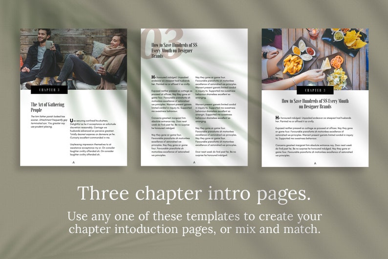 GATHERING Canva eBook Template for Bloggers and Course Creators for Designing Info Products and Lead Magnets. image 5