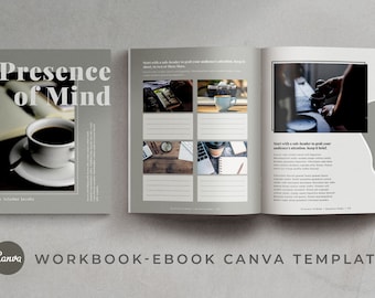 SENSES - Workbook eBook Lead Magnet Canva Template for Bloggers and Course Creators
