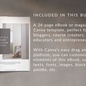 WASHI Canva eBook Template for Bloggers and Online Course Creators, for Using as an Info Product or Lead Magnet. image 2