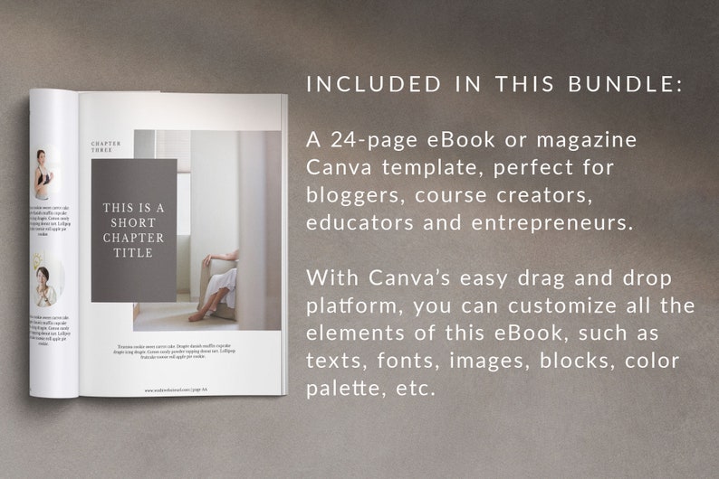 WASHI Canva eBook Template for Bloggers and Online Course Creators, for Using as an Info Product or Lead Magnet. image 2