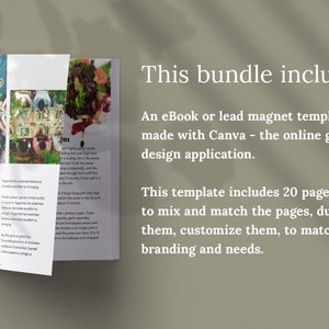 GATHERING Canva eBook Template for Bloggers and Course Creators for Designing Info Products and Lead Magnets. image 2