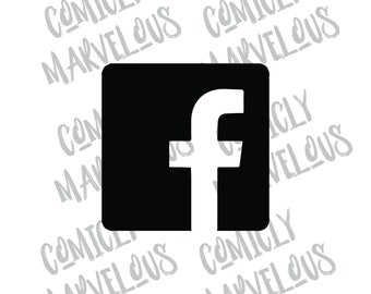 Facebook Icon Svg Etsy Facebook Icon Svg Etsy