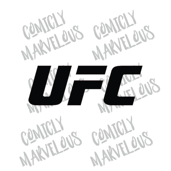 UFC Ultimate Fighting Championship Logo Vector Digital Etsy