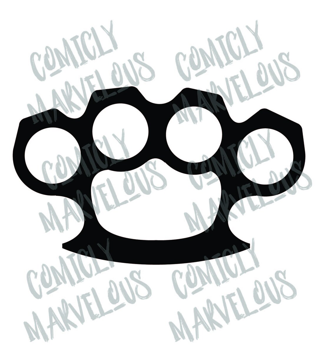 Brass Knuckles Vector Digital Download Svg, Png, Eps, Dxf, Jpg Etsy