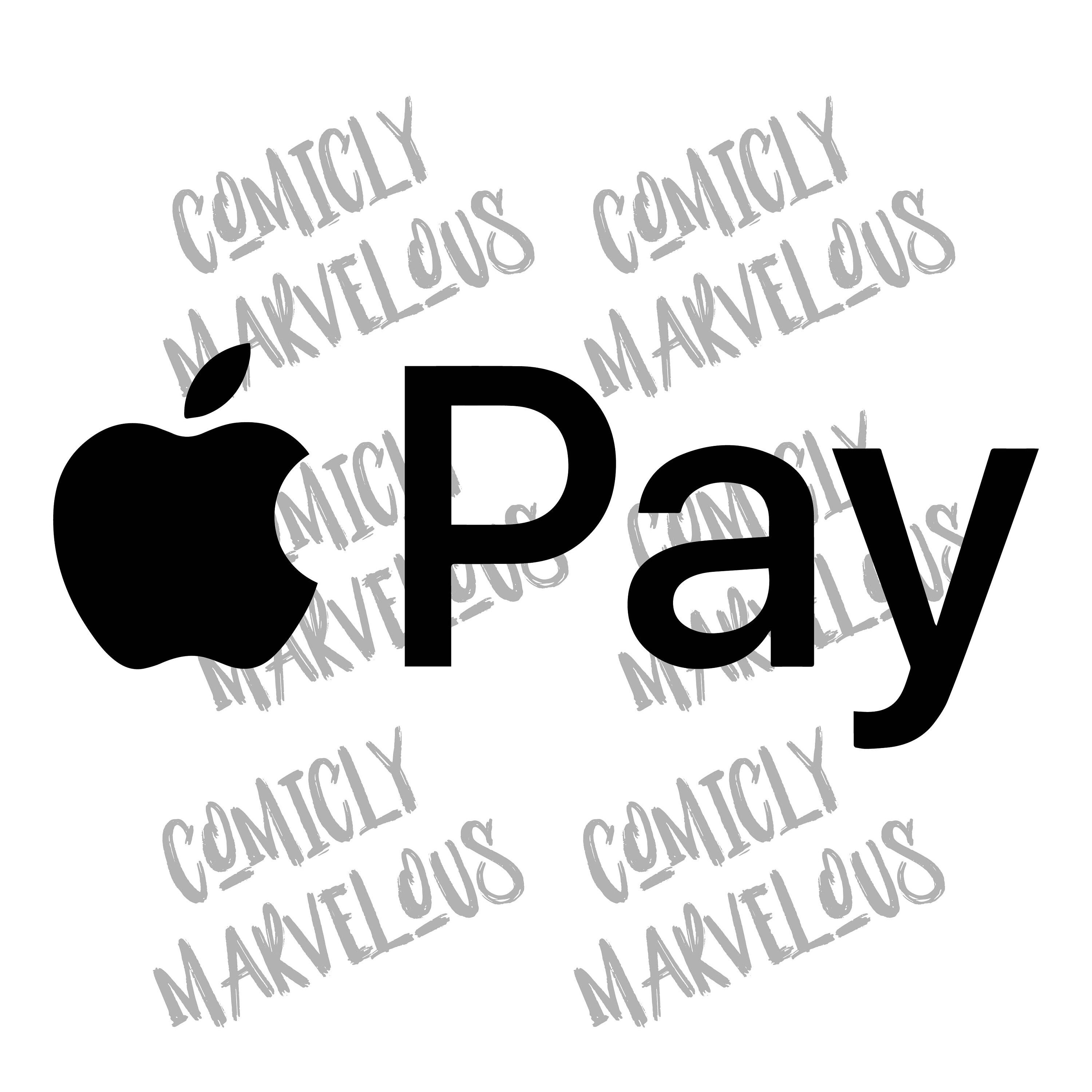 Apple Pay Clip Art Vector Digital Download svg png eps | Etsy