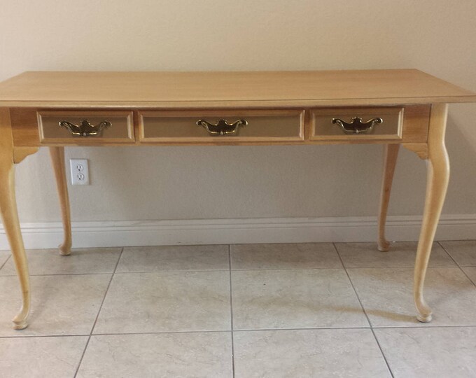 Queen Anne Style Writing Desk by National Mt Airy Furniture Etsy