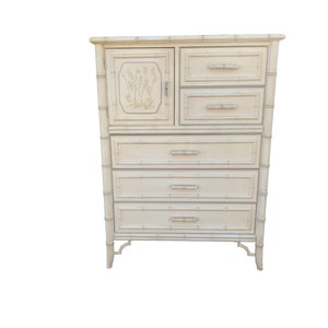 Henry Link Style Bali Lingerie Chest Faux Bamboo Chest of Drawers