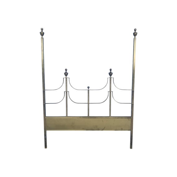Vintage Queen Mastercraft Brass Headboard