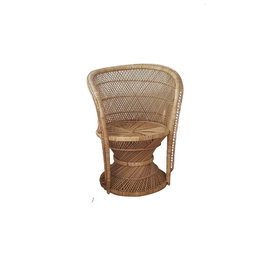 Woven bamboo spun peacock chair (Shipping not included)