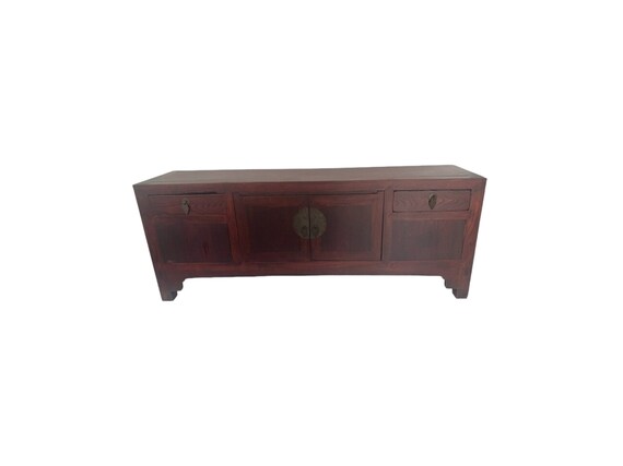 5 Drawer Cypress Wood Sideboard From Shanxi - 19thC 5 Drawer Cypress Wood Sideboard From Shanxi - 19thC