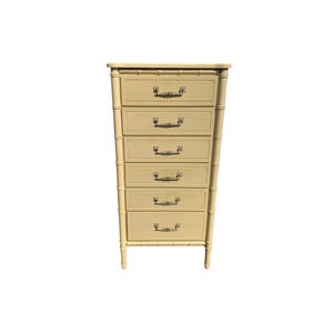 【希少】Henry Link ヴィンテージ6ドロワー チェスト 高級無垢材 収納 Chest of Drawers Henry Link - Etsy