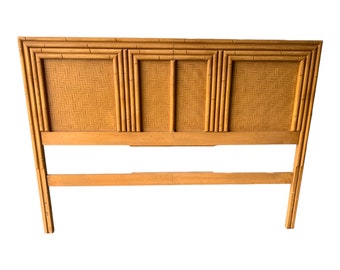 Lea Furniture Queen Faux Bamboo Headboard