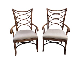 Lexington Tommy Bahama Beach House Collection Dining Armchairs a pair