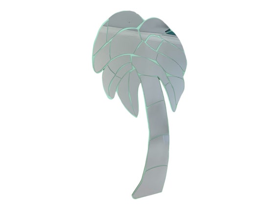 One of a Kind Vintage Costal Florida Palm Tree Mirror