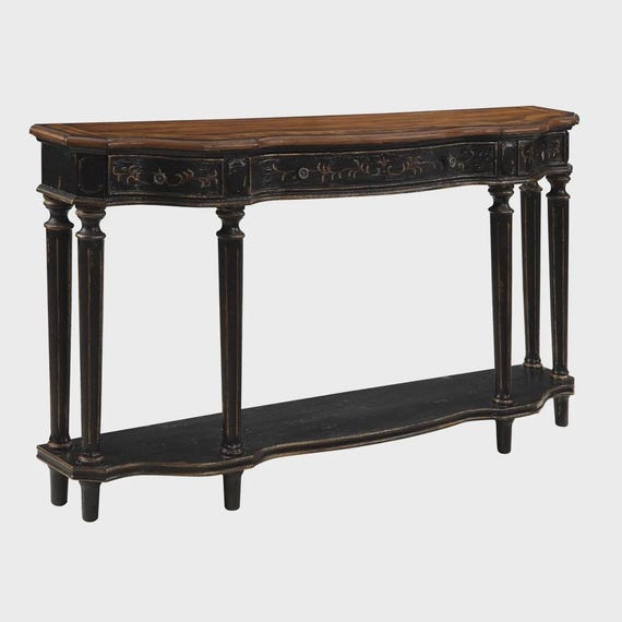 Coast to Coast Rustic Wood Console Table with Drawers