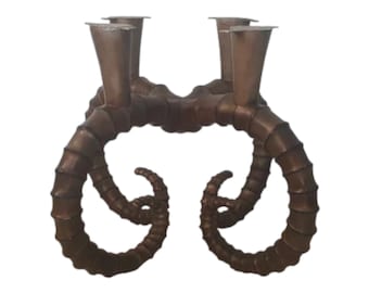 Faux Ibex ram Horns Style coffee table base (Shipping Not Included)
