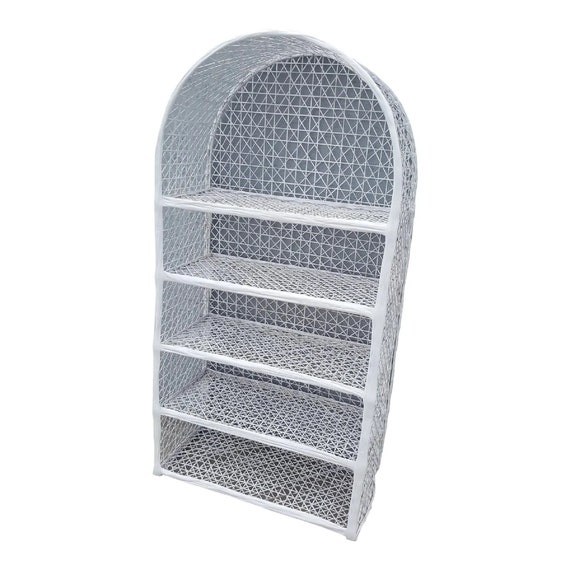 Russell Woodard fiberglass 5 tier shelf, outdoor furniture, rare, mid centutry furniture
