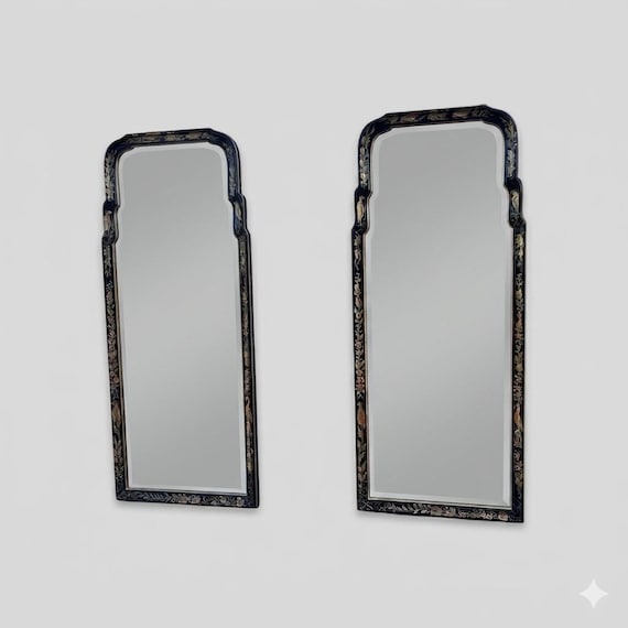 FRIEDMAN BROTHERS style Colonial Williamsburg Chinoiserie Mirrors by Robb & Stucky