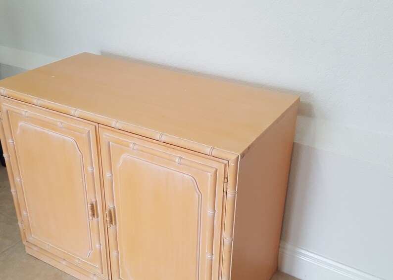 ready to be customized Dixie Aloha Faux Bamboo Cabinet Buffet One drawer
