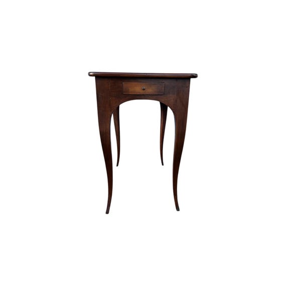 Antique French Country Style Wooden Side Table one drawer