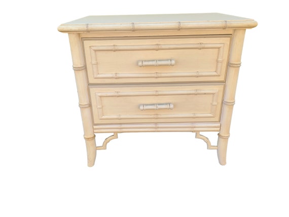 Dixie Aloha Faux Bamboo Nightstand Chinese Chippendale Free Shipping