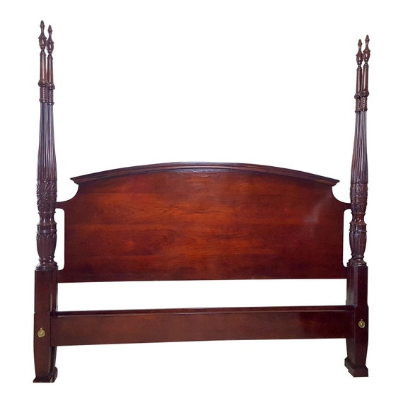 Drexel Heritage King Size Carleton Cherry Poster Bed Shipping Not Included