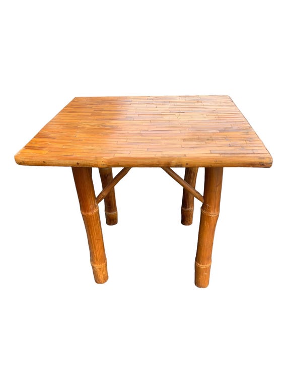 Organic Bamboo card / side table