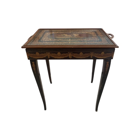 French Art Deco 1940's Marquetry Roulette Game Table