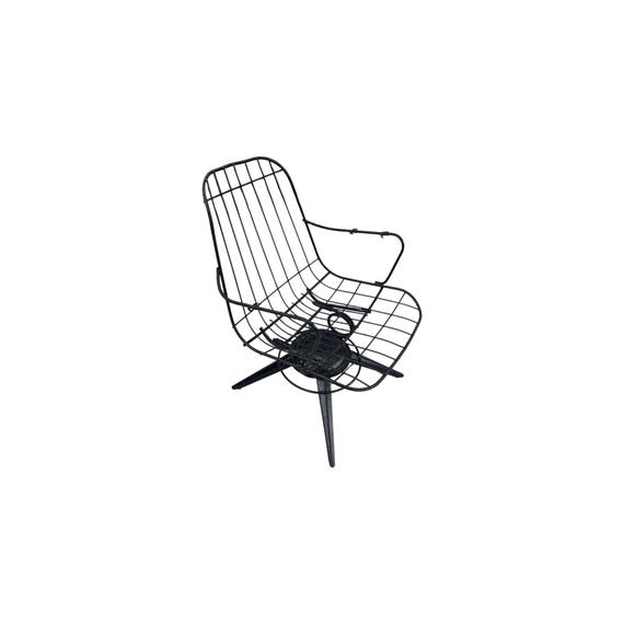 Mid Century Modern Homecrest Wire Patio Rocking Chair