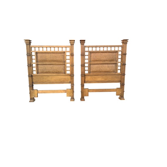 Twins Bamboo Rattan Headboards Square Tommy Bahama Style
