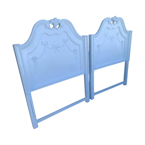 White Painted Girls Twin Headboards set
