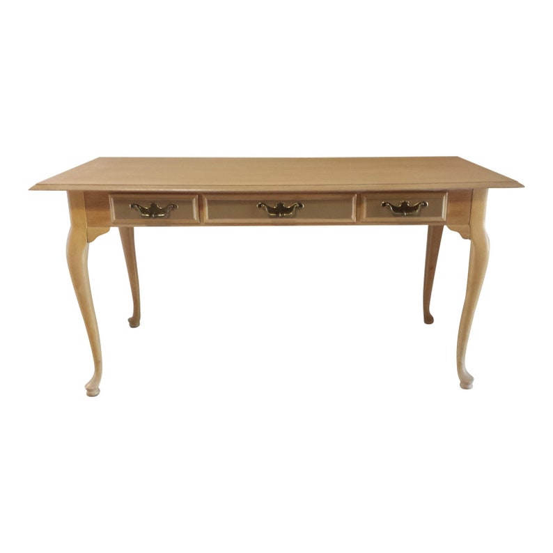 Queen Anne Style Writing Desk By National Mt Airy Furniture Shipping Not Included