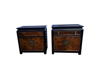 Chin Hua Nightstands Cabinet by Raymond K Sobota for Century Furniture a Pair