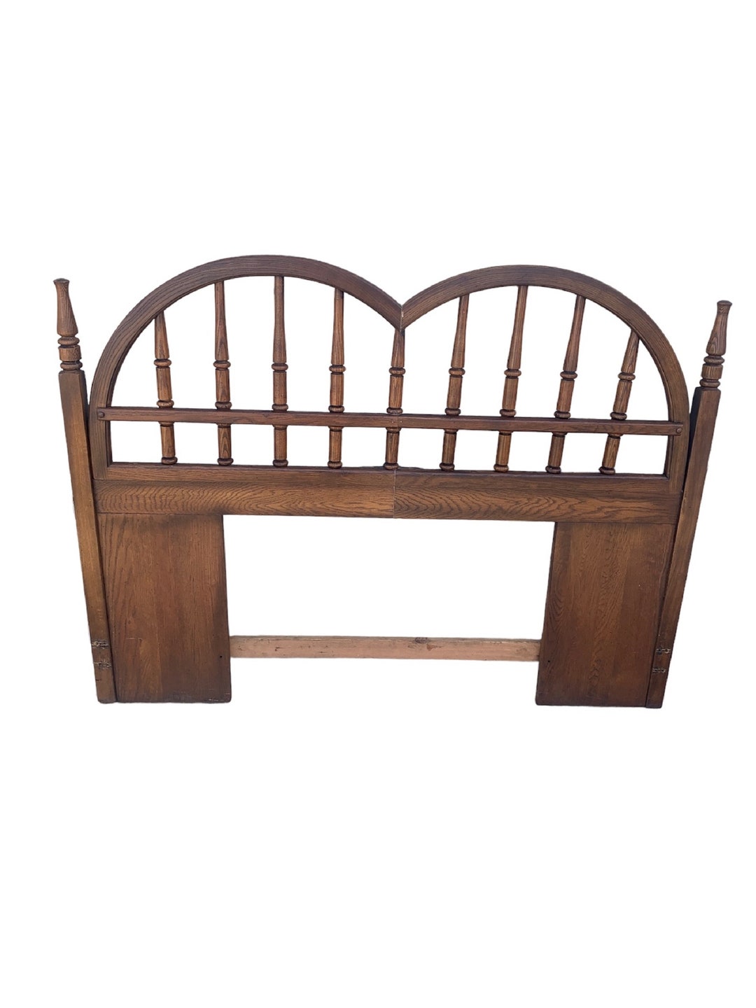Solid Wood Queen/ Full Double Arched Spindles Headboard Etsy