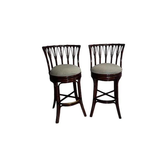 Tommy Bahama Island Estate South Beach Swivel Counter Stools A Pair