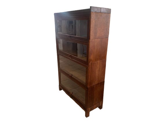 Early 20th Century Four-Stack Barrister Bookcase