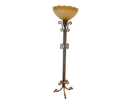 Vintage Wrought Iron Floor Lamp, Home decor,Wrought Iron lamp