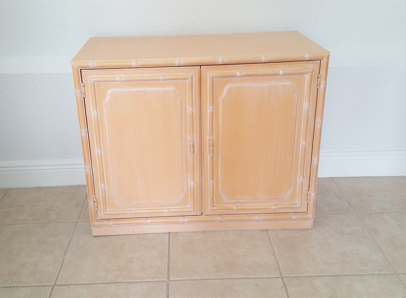 ready to be customized Dixie Aloha Faux Bamboo Cabinet Buffet One drawer
