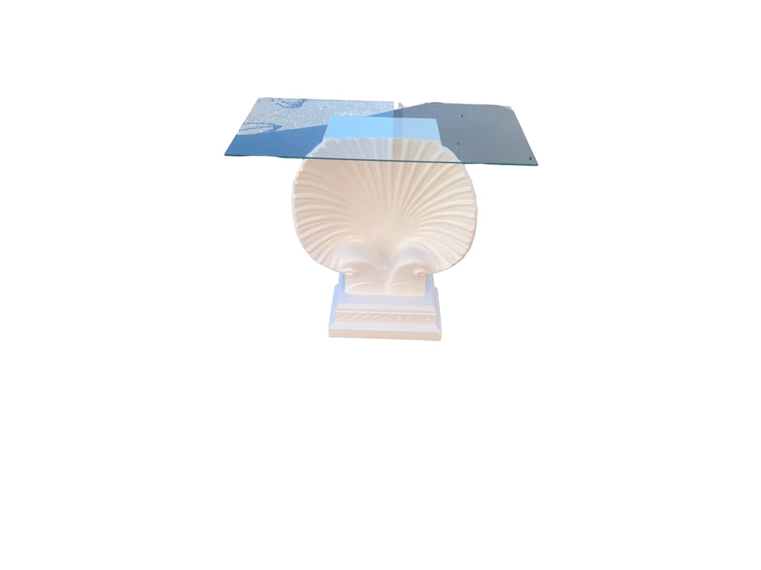 Mid 20th Century Sea Shell Console Table in the Manner of Groult Gloss ...
