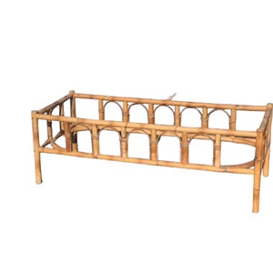 Bent Bamboo and rattan coffee table tropical style